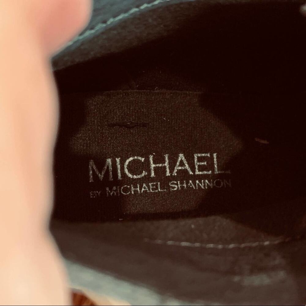 Michael by Michael Shannon ankle booties lace up shoes‎ gray suede size 7.5 - Picture 6 of 10